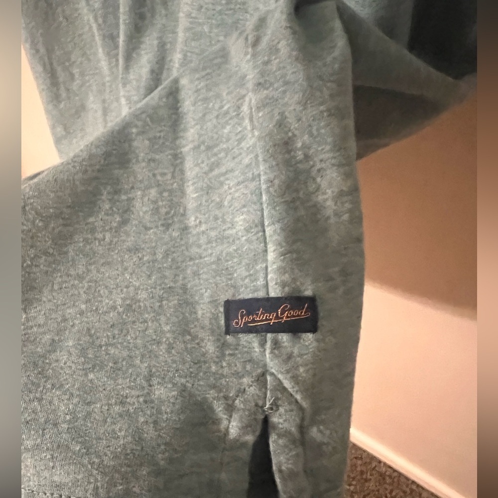 Good Man Brand by Russell Wilson No Button Cotton Polo Shirt Teal Blue XL - Picture 4 of 6